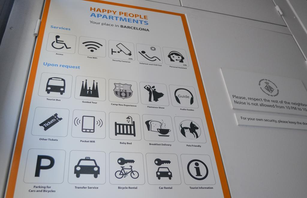 Happy People Plaza Espana Apartments Barcelona Kamer foto